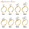 Brass Open Cuff Ring Settings LS-KK-G518-10G-04-4