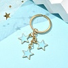 Star Alloy Enamel Keychain KEYC-YW00144-08-1
