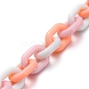 Handmade Opaque Acrylic Cable Chains AJEW-JB00550-03-1