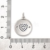 Brass Micro Pave Cubic Zirconia Pendants KK-U033-11P-02-3