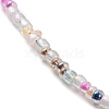 Glass Beaded Necklace NJEW-Z029-05K-2