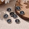 Platinum Plated Alloy Charms LS-ENAM-S118-02J-P-5