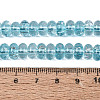 Crackle Transparent Glass Beads Strands GLAA-N074-02A-10-4