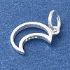 925 Sterling Silver Moon Outline Charms STER-G043-02B-S-2