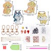 DIY Diamond Painting Keychain Kits DIY-WH0166-39-2