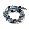 Natural Colorful Fluorite Beads Strands G-H061-A11-01-3