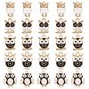 SUNNYCLUE 50Pcs 5 Styles Alloy Enamel Pendants ENAM-SC0004-19-1