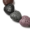 Natural Lava Rock Beads Strands G-N0114-A40-3