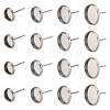 Craftdady 304 Stainless Steel Stud Earring Settings STAS-CD0001-01P-1