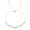 Bohemian Style Brass Charm Bracelets JG3497-21-1