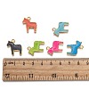 Alloy Enamel Animal Horse Pendants ENAM-M004-G-3