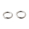 Brass Open Jump Rings KK-B147-03D-P-3