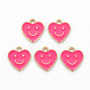 Alloy Enamel Charms ENAM-T016-12A-RS-1