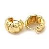 Rack Plating Brass Croissant Hoop Earrings for Women EJEW-G342-09G-2