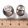 Shell Transparent Copper Buckle Acrylic European Beads OACR-M024-07P-02-3