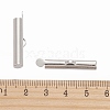 Brass Slide On End Clasp Tubes LS-KK-P031-12P-3