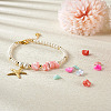 280Pcs 7 Colors Natural Freshwater Shell Beads SHEL-FW0001-02-8
