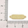 Beach Theme Rack Plating Brass Rectangle Connector Charms KK-P261-08E-G10-3