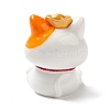 Lucky Cat Resin Display Decorations DJEW-A013-01B-2