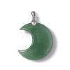 Natural Green Aventurine Pendants G-Z022-04D-2