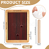 Rectangle Wood with Paper Photo Frame Stand AJEW-WH0314-954-2