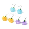 3 Pairs Acrylic & Glass Dangle Earrings for Women EJEW-TA00562-1