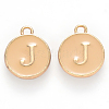 Golden Plated Alloy Enamel Charms LS-ENAM-S118-06J-1