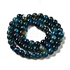 Grade AB+ Dyed Natural Tiger Eye Beads Strands X-G-G102-A02-02-3