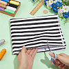 Cotton Fabric with Strip Pattern DIY-PH0037-96F-3