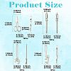 40Pcs 4 Styles Alloy Pendants FIND-FS0005-02-3