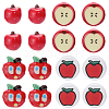 20Pcs 4 Styles Christmas Theme Handmade Porcelain Beads PORC-PA0001-65-7