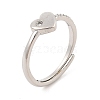 Brass Micro Pave Cubic Zirconia Adjustable Finger Rings for Women RJEW-U032-05P-4