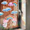 Rainbow & Cloud Rainbow Prism Electrostatic Window Stickers PW-WGA11A0-01-6