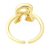 Rack Plating Brass Open Cuff Rings RJEW-S394-01G-R-3