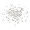 Kissitty 100Pcs 5 Style 925 Sterling Silver Open Jump Rings STER-KS0001-02-12