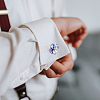 10Pcs 5 Colors Alloy Cufflinks FIND-PH0038-34-5