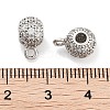 Brass with  Cubic Zirconia Pendants KK-P271-09P-3