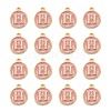 Golden Plated Alloy Enamel Charms LS-ENAM-S118-07H-2