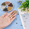 420Pcs 6 Colors Iron Spacer Beads IFIN-PH0002-23-3
