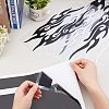 SUPERFINDINGS 5 Sheet Waterproof Plastic Wall Stickers DIY-FH0003-97-3