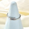 304 Stainless Steel Open Cuff Rings for Women RJEW-F170-03P-04-4