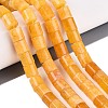 Dyed Natural White Jade Beads Strands G-Q606-77A-01-1