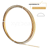 Half Round Brass Wire for Jewelry Making CWIR-WH0003-02-B-2