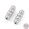 Anti-Tarnish Rhodium Plated 925 Sterling Silver Screw Clasps LS-STER-K173-04P-3