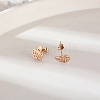 304 Stainless Steel Stud Earrings for Women VB4414-2-3