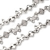 304 Stainless Steel Butterfly Link Chains CHS-S012-10P-1