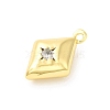 Real 18K Gold Plated Rack Plating Brass Micro Pave Cubic Zirconia Pendants KK-S396-04A-2