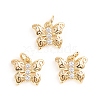 Brass Micro Pave Cubic Zirconia Pendants ZIRC-E164-18A-G-1