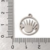 Non-Tarnish 201 Stainless Steel Pendants STAS-E211-06P-3