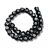 Handmade Evil Eye Lampwork Beads Strands LAMP-E023-07B-03-2